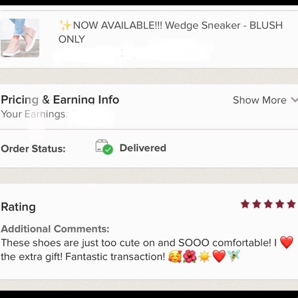 LAST 2❗️🌟 WEDGE SNEAKERS- READY TO SHIP! - Picture 3 of 8